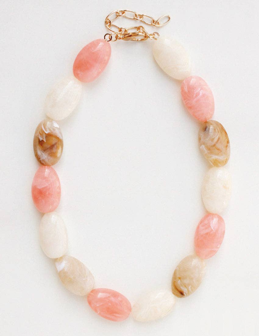 Blush & Mocha Harmony Necklace