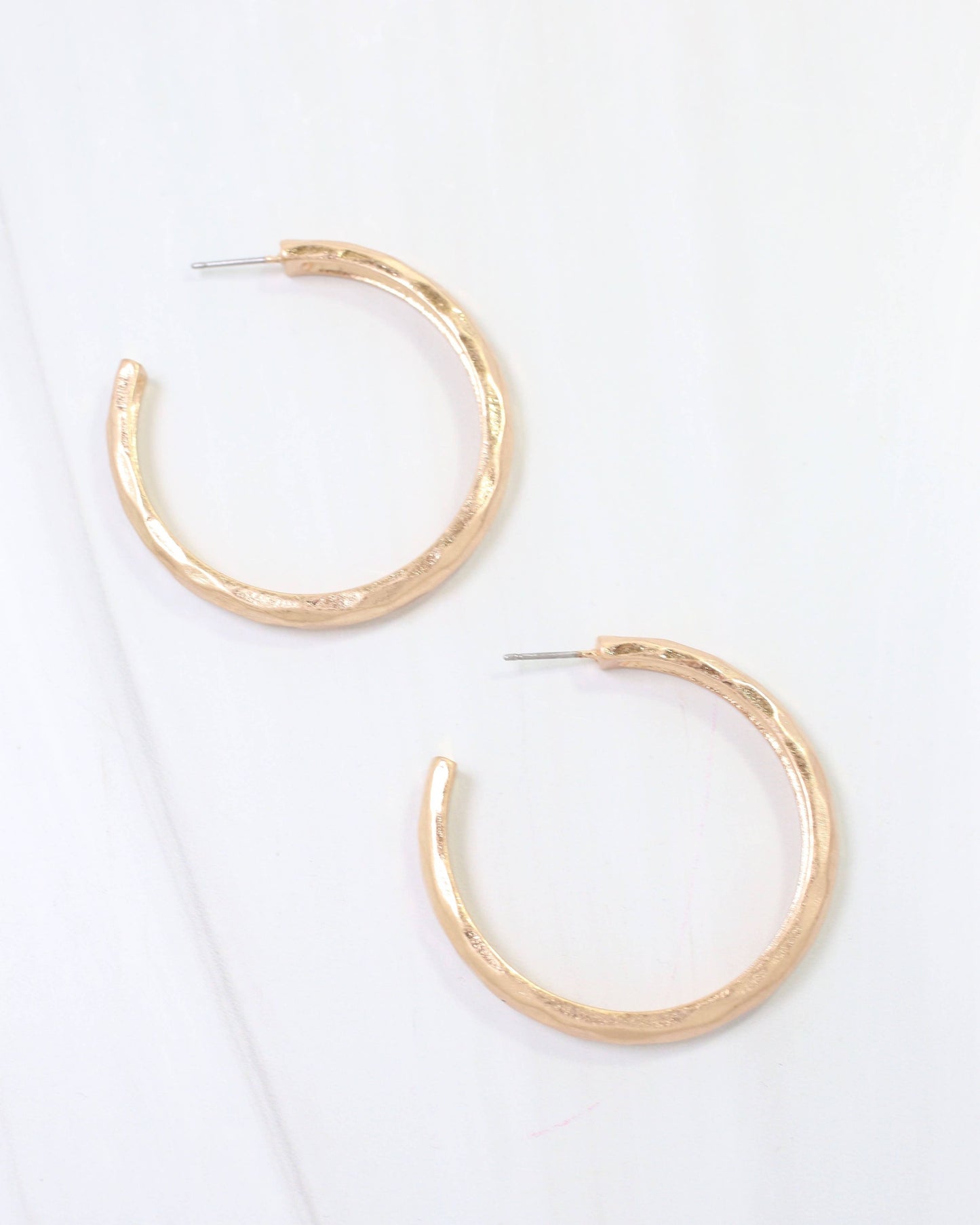 Caroline Hill | Hyde Park Hammered Hoop Earring