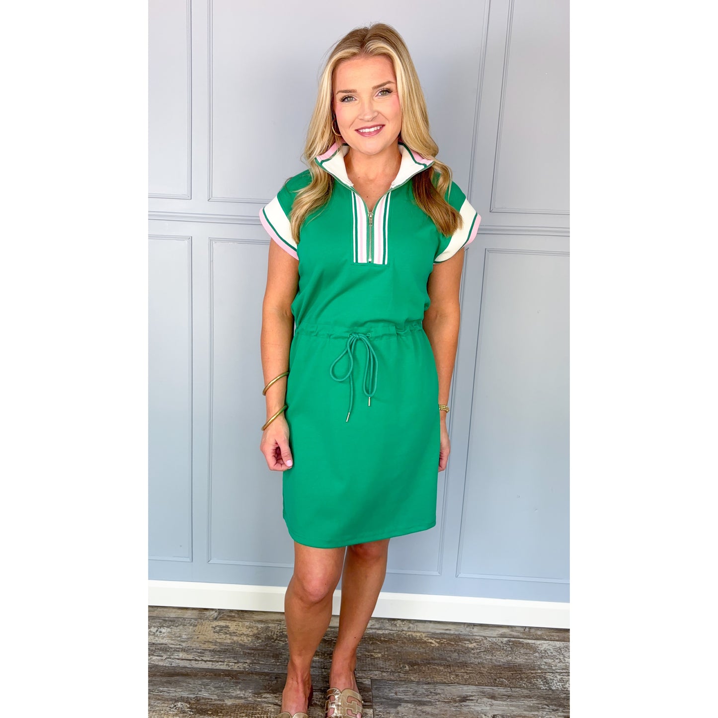 Magnolia Fairway Dress - Kelly Green